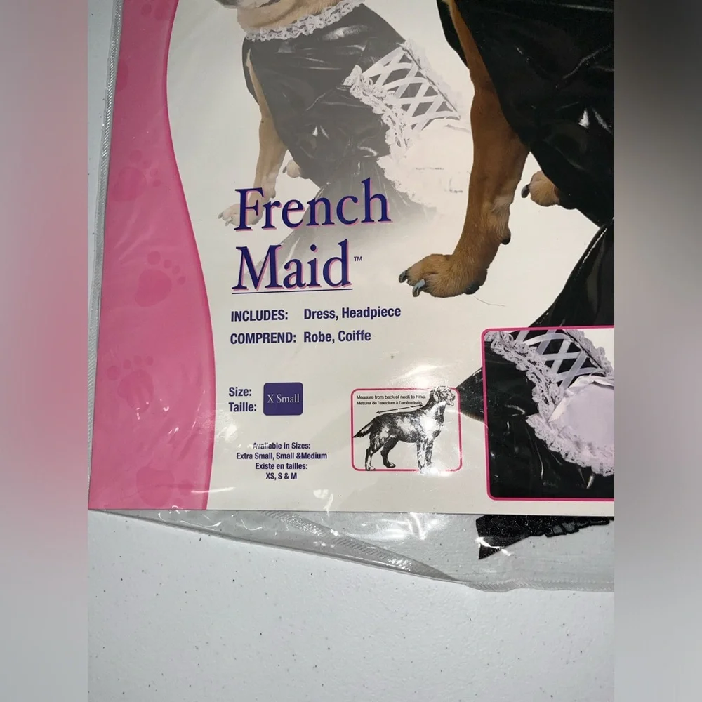 NIBag French Maid Pet Costume